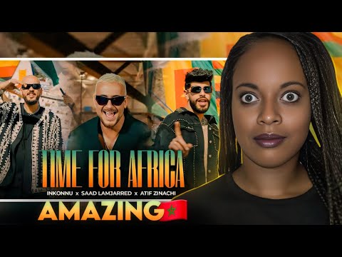 Saad Lamjarred x Inkonnu x Atif Zinachi – TIME FOR AFRICA (Prod. RedOne) | FIRST REACTION 🖤🙌🏾🇲🇦