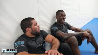 Israel ADESANYA Training With Jiu-Jitsu World Champions