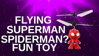 Flying Superman or Spiderman RC Drone Toy