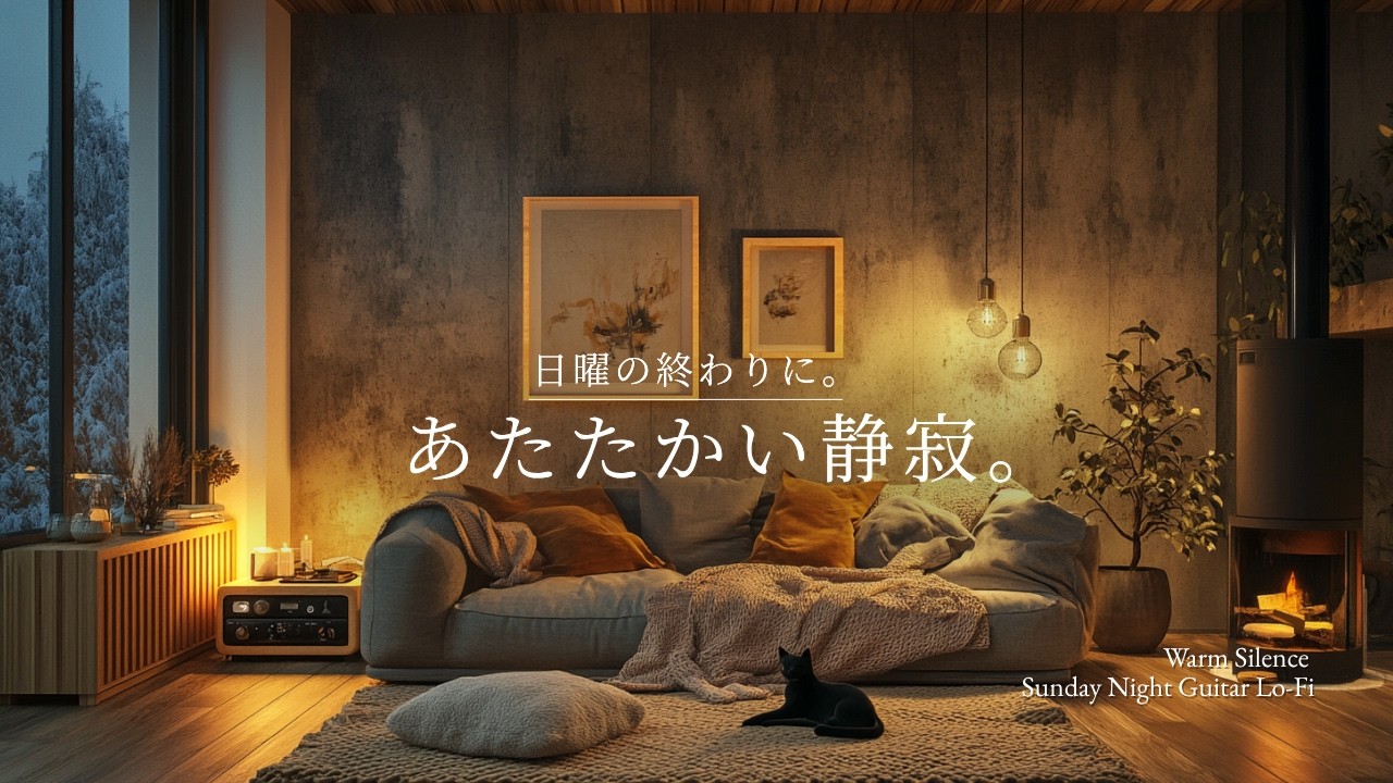 【LIVE】日曜の終わりに、あたたかい静寂。｜Sunday Night Guitar Lo-Fi 🌙