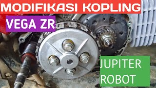 Download lagu cara modifikasi kopling Yamaha vega ZR atau jupiter Robot pakai 4 per mp3