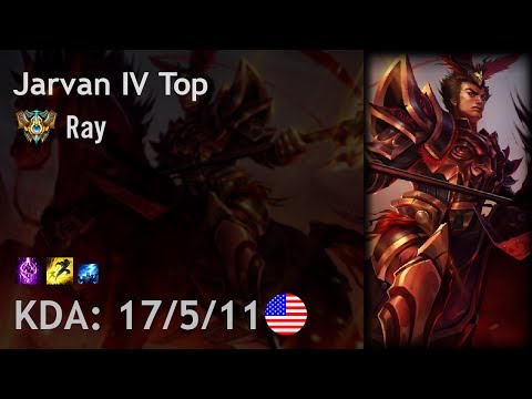 Jarvan IV Top vs Vladimir - Ray - NA Challenger Patch 7.13