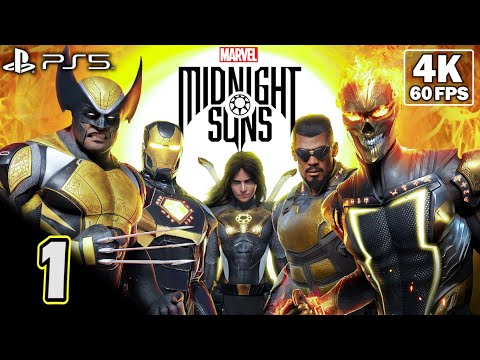 MARVEL'S MIDNIGHT SUNS PS5 [ 4K 60fps ] Walkthrough Gameplay | Part 1 ( No Commentary )