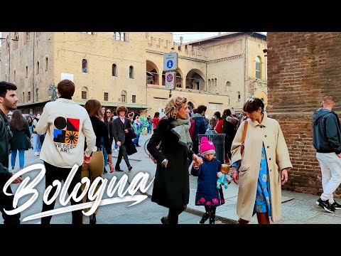NOISY BOLOGNA. Italy - 4k Walking Tour around the City - Travel Guide. trends, moda #Italy