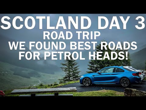 SCOTLAND DRIVE DAY 3 - WE FOUND THE BEST ROADS FOR DRIVING! 4K