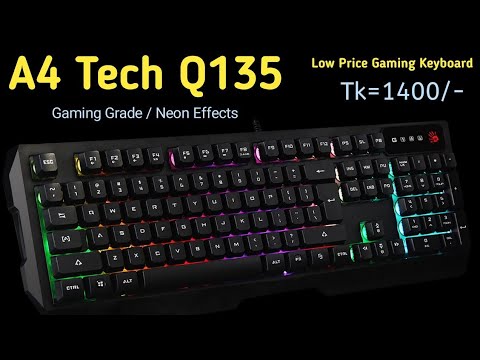 Best A4tech Bloody Gaming Series Keyboard | A4Tech Bloody Q135 | Younus Tech Pro | Q135