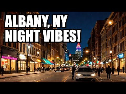 Experience the of Downtown Albany NY at Night!