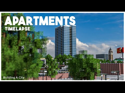 Building A City #75 (S2) // Apartment Tower // Minecraft Timelapse