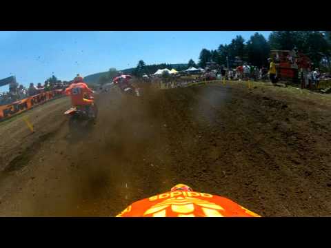 GoPro HD: Jessy Nelson Moto 1 Lap 2012 Lucas Oil Pro Motocross Championship Washougal