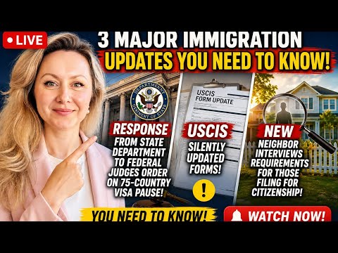 DOS Reacts to 75 Country Visa Pause Decision, New ...