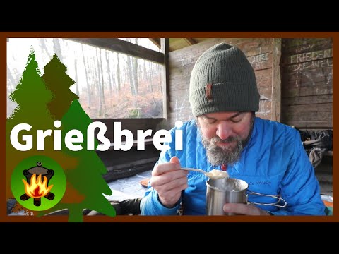 Outdoor Frühstück: warmer Gießbrei nach einer kühlen Nacht