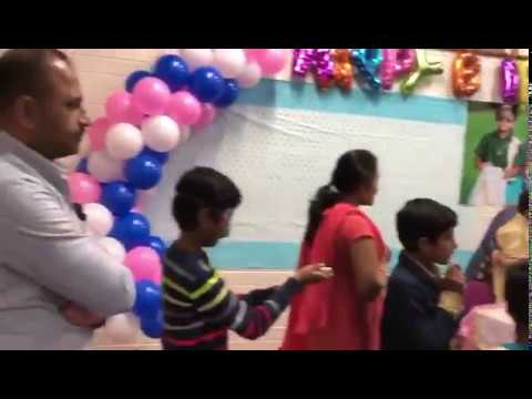 Vivan & Sahithi  5th B'day Cake cutting  moments