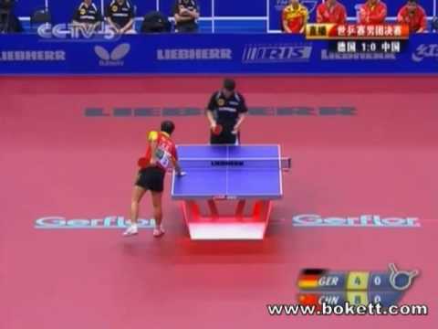 (FN-2) MA Lin (CN) vs OVTCHAROV Dimitrij (GER)  (1) - 2010 Moscow Team Champions