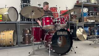 Video thumbnail for 1980s Yamaha 8000 Tour Custom Drum Set by Hawthorne Drum Shop