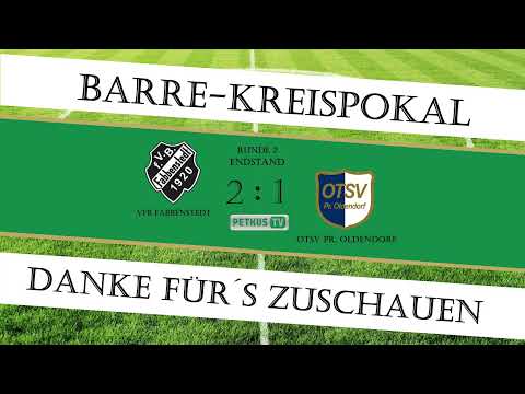 Barre-Kreispokal - 2. Runde | VfB Fabbenstedt vs. OTSV Pr. Oldendorf