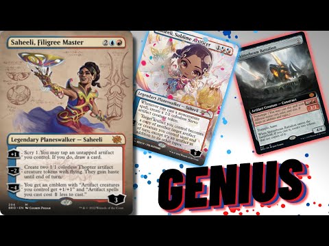 The BEST New Izzet Artifact Commander!? | Saheeli, Filigree Master | Historic Brawl MTG Arena