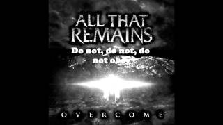 All That Remains Do Not Obey Lyrics