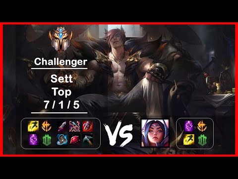 Top Sett vs Irelia Patch 11.18