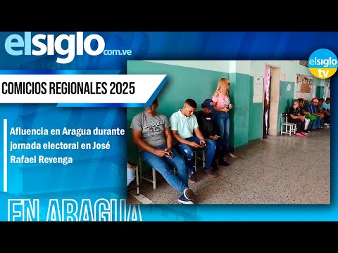 Afluencia en aragua durante jornada electoral