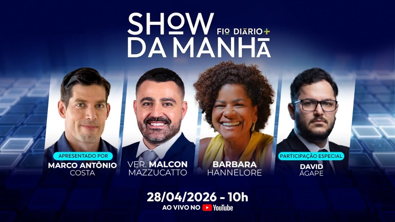 SHOW DA MANHÃ - TOFFOLI SE COMPLICA - STF AVANÇA CONTRA A DIREITA - 28/04/2026
