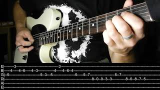 Nightwish - Ghost Love Score Guitar Solo Lesson + TABS!!