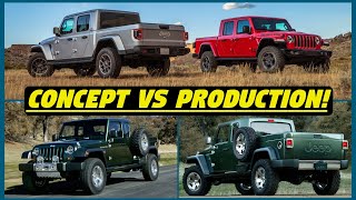 2005 Jeep Gladiator -- Concept Cars vs. Production Version!