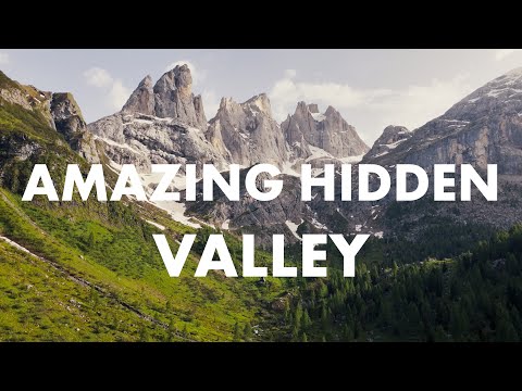 Epic landscape photography in a secret valley in the Dolomites