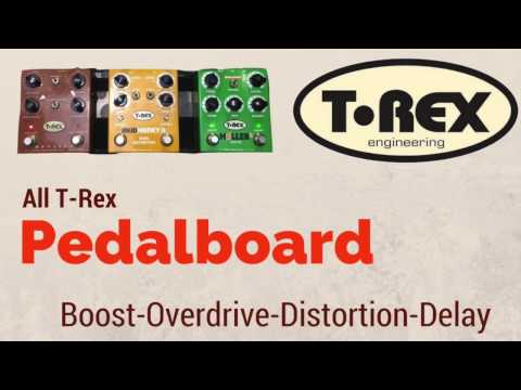 T-Rex Pedalboard : Moller 2, Mudhoney 2, Replica - stacking use tips