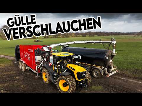 🔥 Wir verschlauchen Gülle mit PVC-Schlauch – Was kann das neue System von @KleuTec ? 