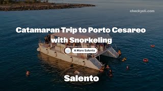 Snorkel & Sail Porto Cesareo’s Hidden Gems by Catamaran | CheckYeti