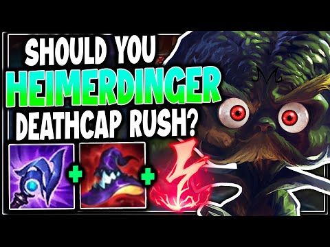 Why should you RUSH A RABADON'S DEATHCAP ON HEIMERDINGER? - League of Legends