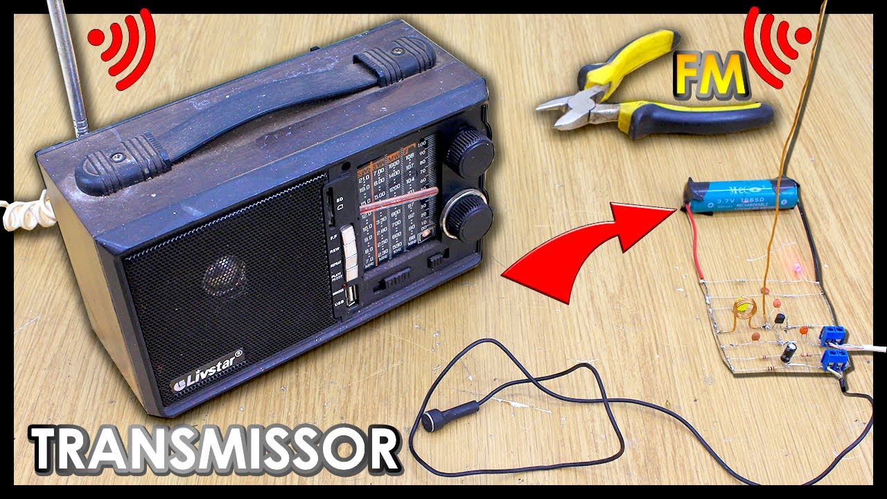 como Fazer MINI ESTAÇÃO DE RADIO EM CASA (transmissor Fm caseiro)