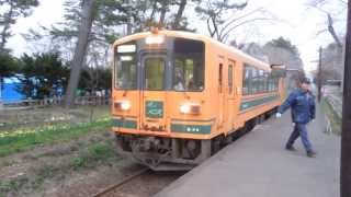 preview picture of video '津軽鉄道津軽21形 芦野公園駅発車 Tsugaru 21 series DMU'