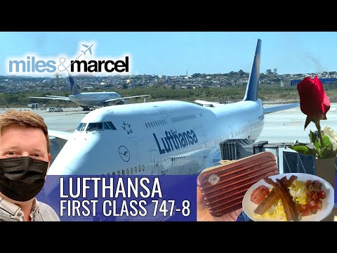 Zum ersten (und sicher nicht letzten) Mal : Lufthansa First Class • Boeing 747-8 · Miles & Marcel