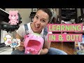 Teaching Toddlers In And Out Through Play Song Toddler Toys For Learning Toddler Toy Videos