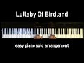 Lullaby Of Birdland - Easy Piano Solo Arrangement #jazz #LullabyOfBirdland #kids