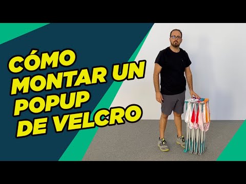 Cómo montar un photocall de velcro