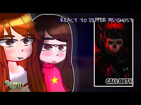 GRAVITY FALLS REACT TO DIPPER AS GHOST|| react to ghost \Gacha club react