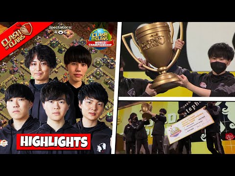 Clash of Clans World Championship 2022 Final Winning Attack - Queen Walkers vs Tribe Gaming