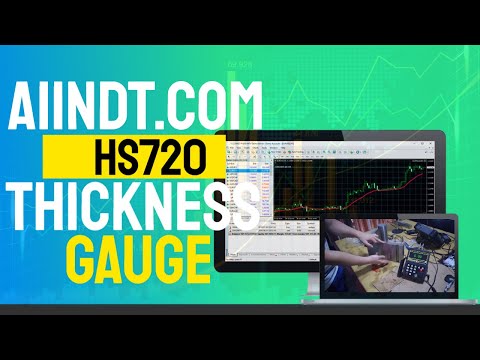 AiiNDT.com HS720 Thickness Gauge Function Demo