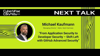 Michael Kaufmann: From Application Security to Developer Security