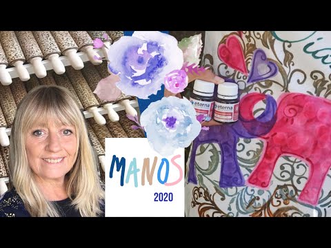 ManosalaObraTv 2020 Programa 15 - Sublimacion Textil - Texturizadores - Porcelana Fria Pintar Flores