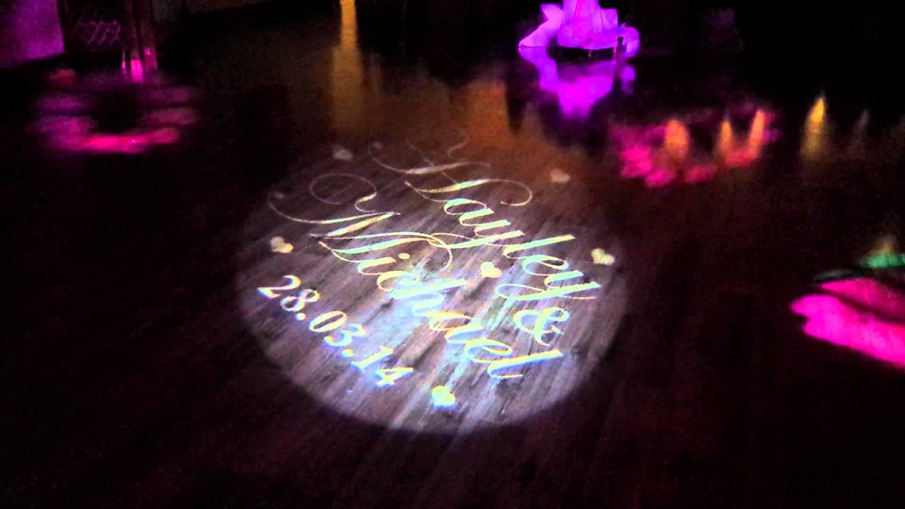 Personalised Wedding Gobo Light