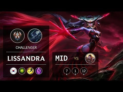 Lissandra Mid vs Jayce - KR Challenger Patch 9.23
