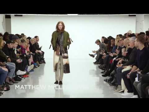 Matthew Miller Fall/Winter 2016-2017 at London Collections: Men