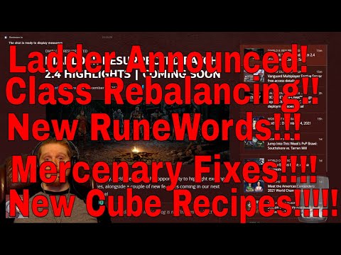 Diablo II Resurrected Patch 2.4 (Ladder Announced, New Rune Words, Class Balancing, & More!!!)