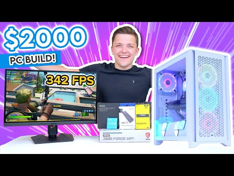 The ULTIMATE $2000 Gaming PC Build 2022! 🔥 White Themed Build ft. 3070Ti w/ Benchmarks!