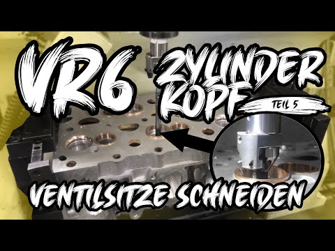 Ventilsitze schneiden - VR6 Turbo Zylinderkopfbearbeitung Teil 5 | Philipp Kaess |