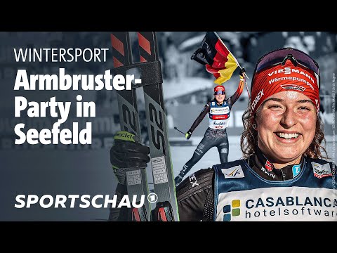 Nordische Kombination: Nathalie Armbruster gewinnt Seefeld-Triple | Sportschau