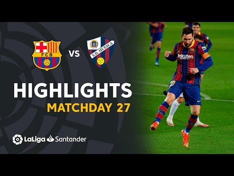 Highlights FC Barcelona vs SD Huesca (4-1)